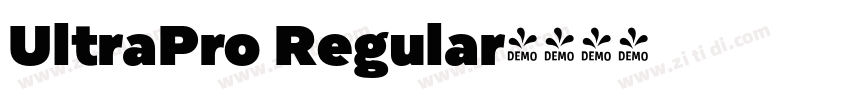 UltraPro Regular字体转换